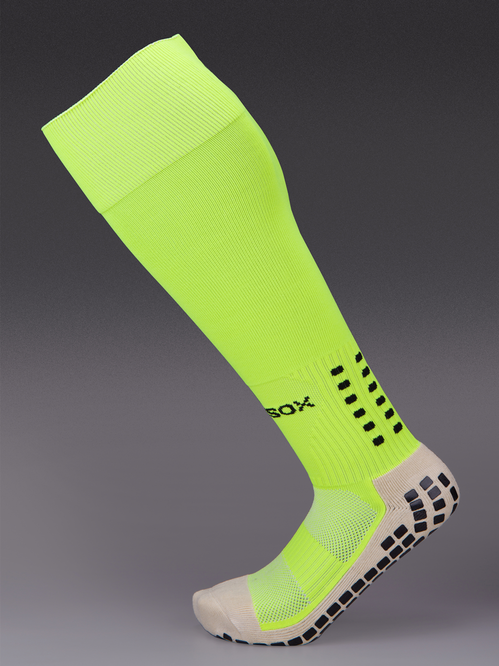 Tocksox I Antiskid Football Socks Fluorescent green TOCKSOX